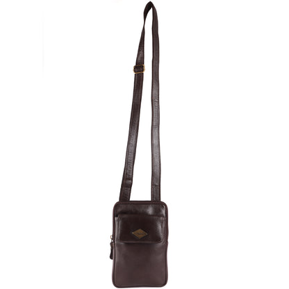 Musk Leather Crossbody/Messenger Bag #2873