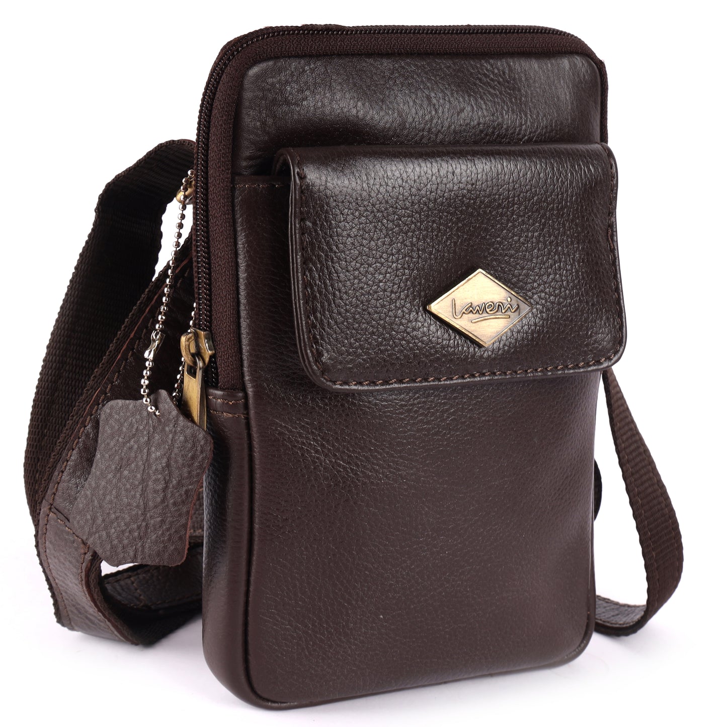 Musk Leather Crossbody/Messenger Bag #2873