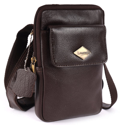 Musk Leather Crossbody/Messenger Bag #2873