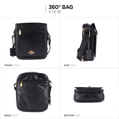 Kabi Leather Crossbody/Messenger Bag #2355