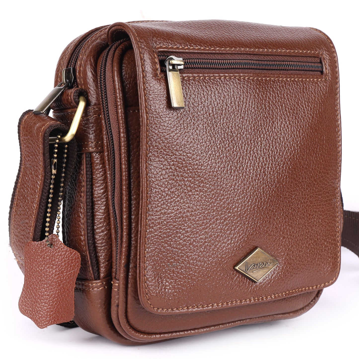 Kabi Leather Crossbody/Messenger Bag #2355