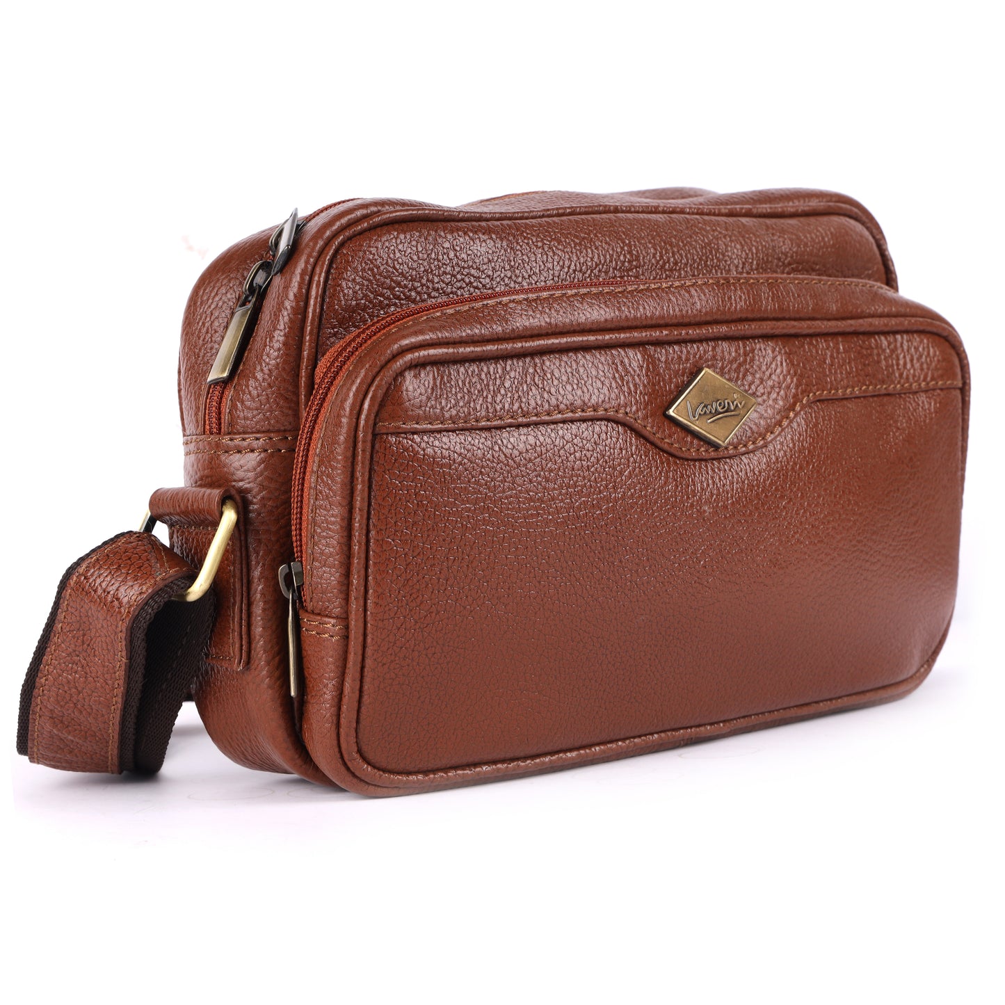 Taank Leather Crossbody/Messenger Bag #2874