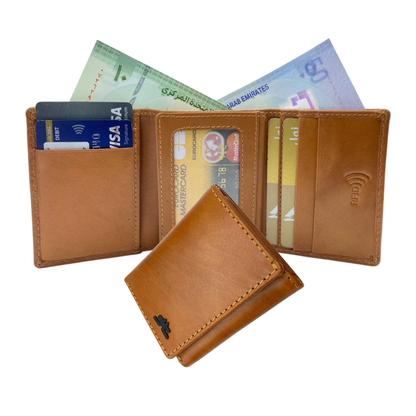 Trifold Wallet RFID Slim Wallets 10 Card- 1539