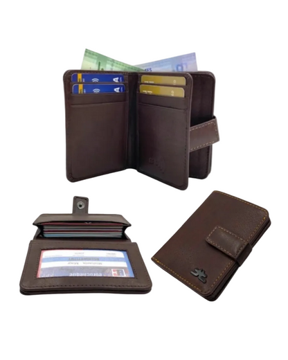 Compact Credit Cards & Cash Wallet With RFID # 4193A [EL.LOOP]