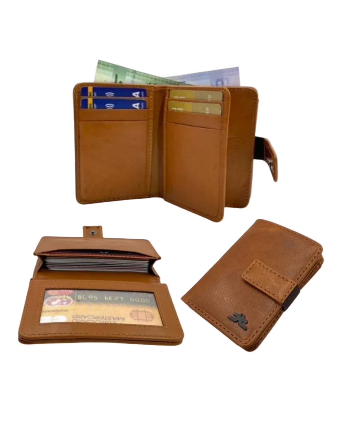 Compact Credit Cards & Cash Wallet With RFID # 4193A [EL.LOOP]