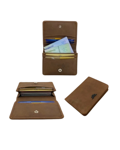 Business Cards & Credit Cards Wallet RFID # 1736L VIP.HUNTER