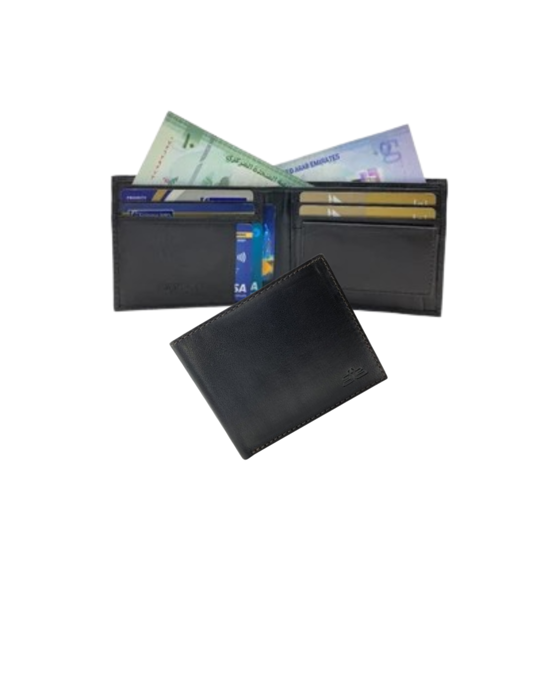 Slim & Compact Leather Bi-Fold Wallet # 1385C