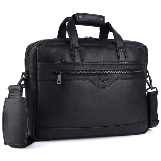 Trailblazer Premium Leather Laptop Bag #2815