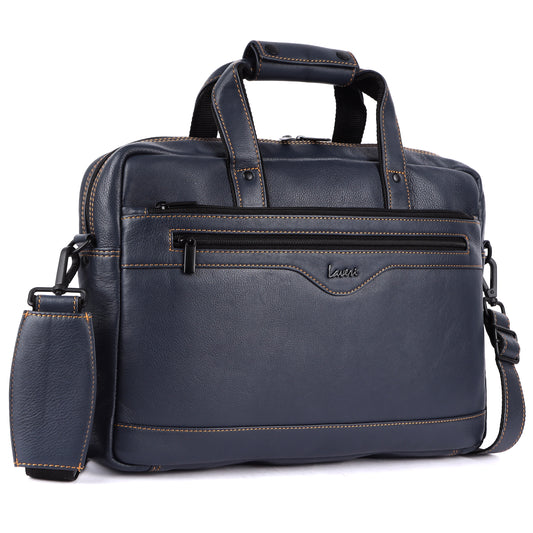 Trailblazer Premium Leather Laptop Bag #2815