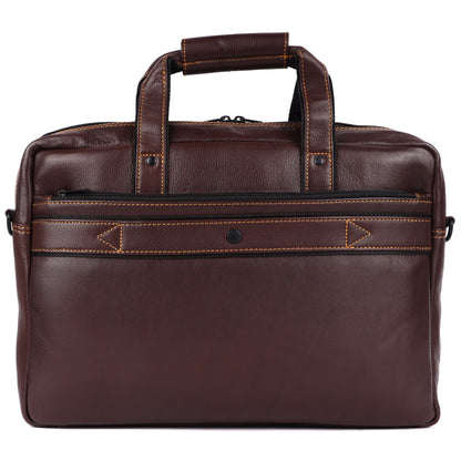 Trailblazer Premium Leather Laptop Bag #2815