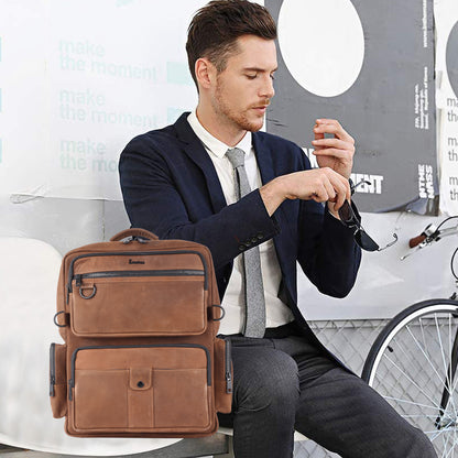 Explorer Leather Backpack #2831