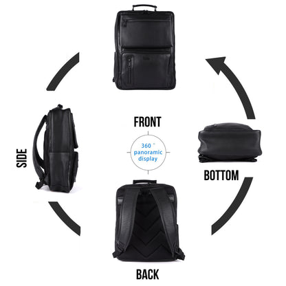 Venture Premium Leather Backpack #2832