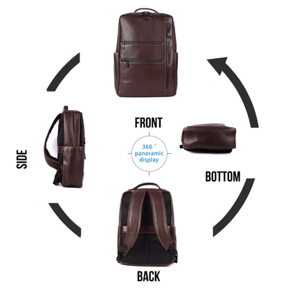 Voyager Leather Backpack #2834