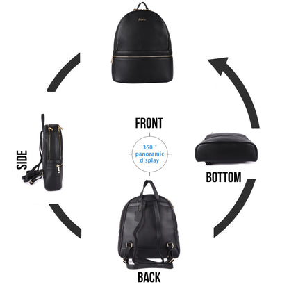 Ultra Light Premium Leather Backpack #2840