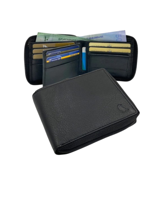 VacaPelle Genuine Leather Wallet # ZIP-4094NCZ