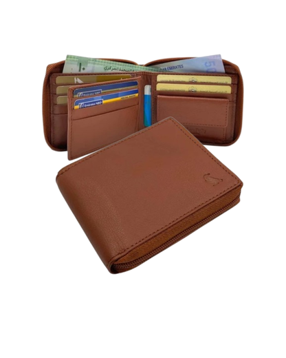 VacaPelle Genuine Leather Wallet # ZIP-4094NCZ