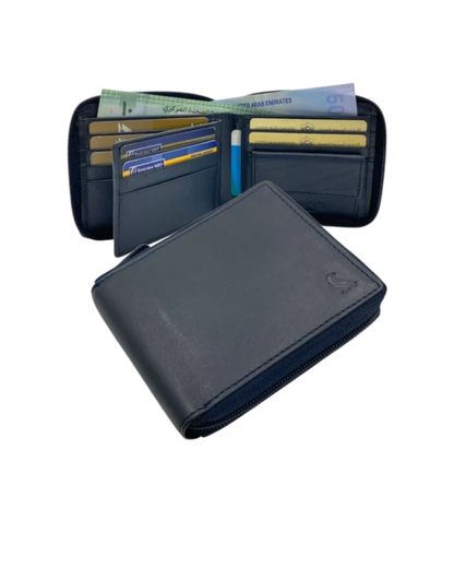 VacaPelle Genuine Leather Wallet # ZIP-4094NCZ