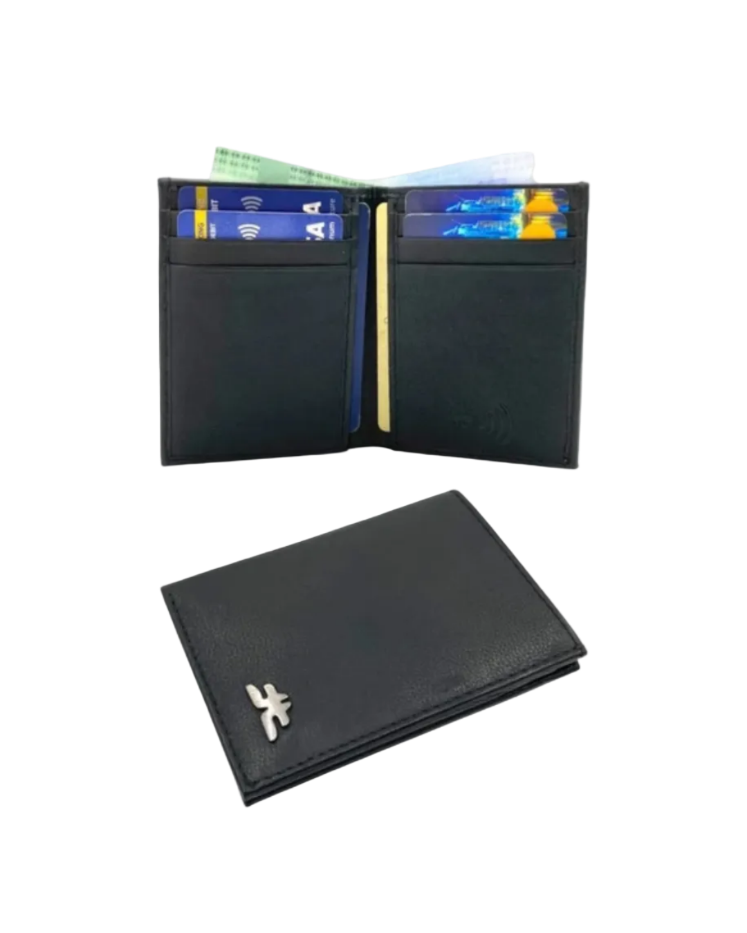 Slim Bifold Cards & Cash Wallet # RFID 1977