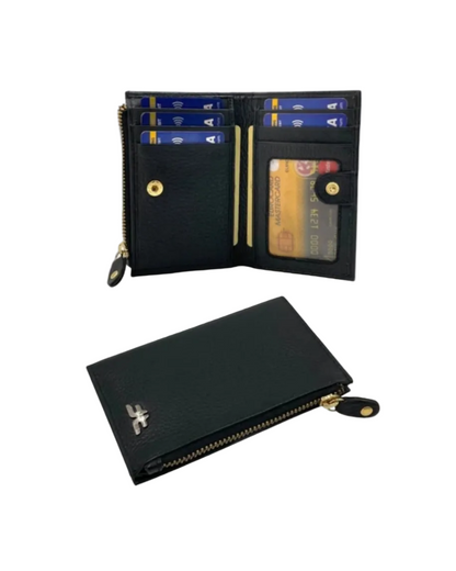 Slim Bifold Cards Wallet  Inside Lock # RFID 4604Z