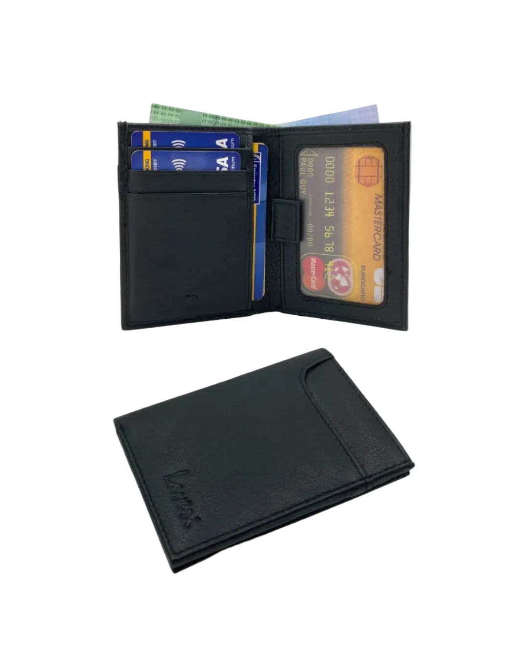 Slim Bifold Card & Cash Wallet # RFID 4608