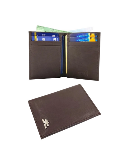 Slim Bifold Cards & Cash Wallet # RFID 1977