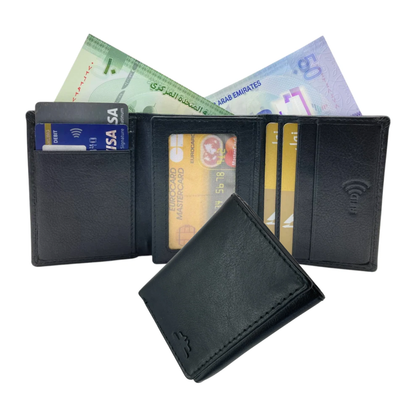 Trifold Wallet RFID Slim Wallets 10 Card- 1539