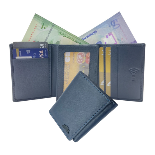 Trifold Wallet RFID Slim Wallets 10 Card- 1539