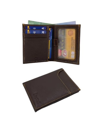Slim Bifold Card & Cash Wallet # RFID 4608