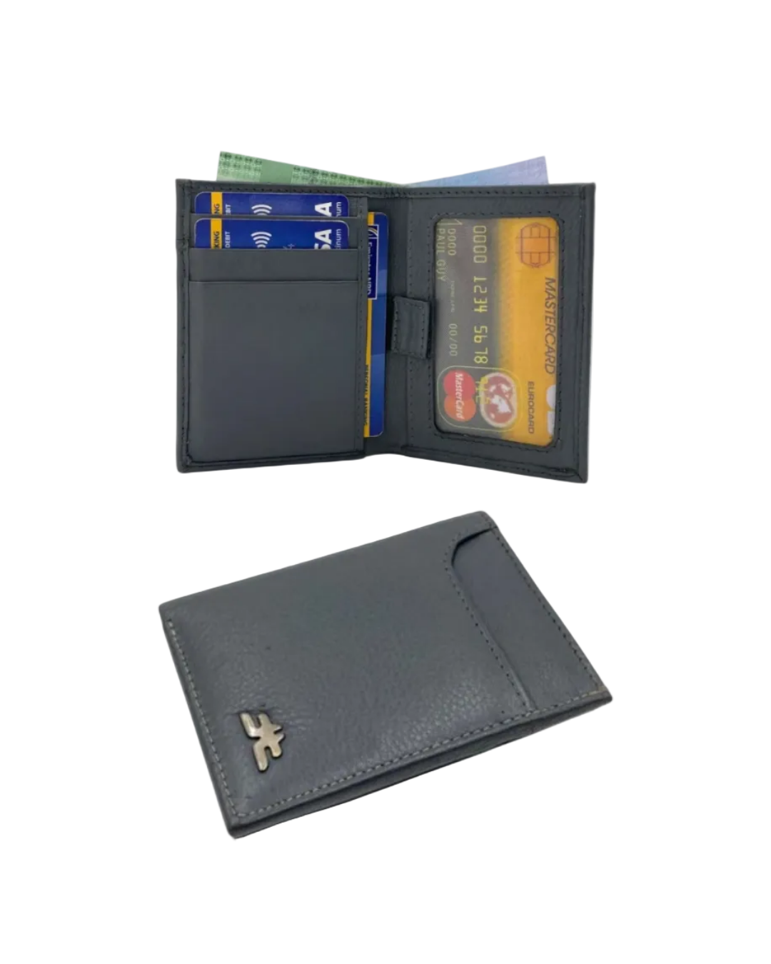 Slim Bifold Card & Cash Wallet # RFID 4608