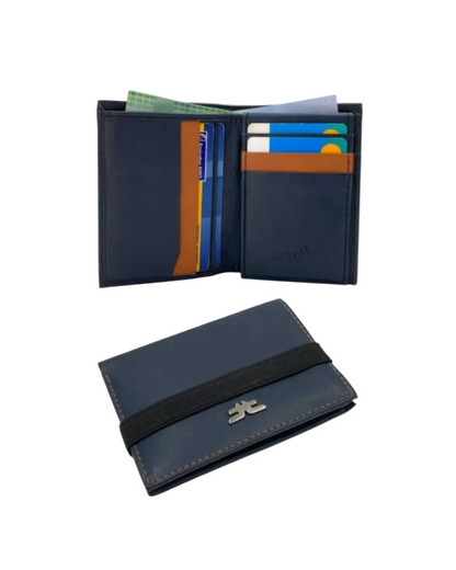 Small Bifold Cards Wallet # RFID 4017 ELASTIC