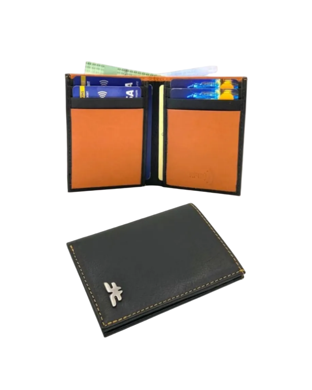 Slim Bifold Cards & Cash Wallet # RFID 1977