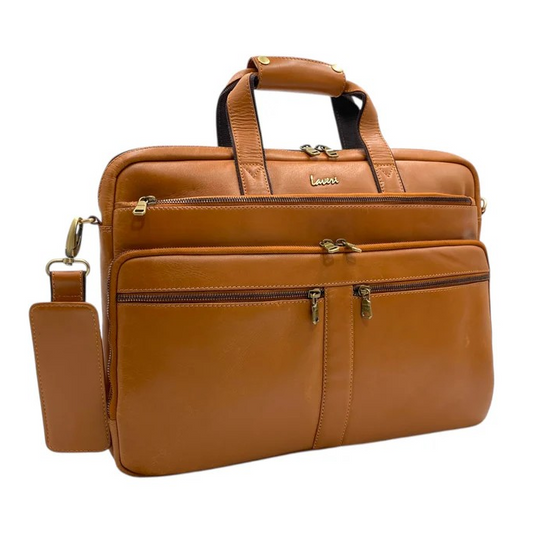 Explorer Premium Big Leather Laptop Bag #2888