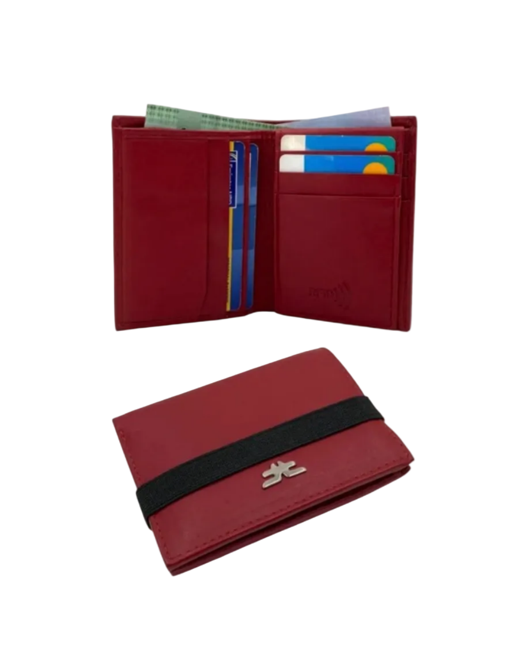 Small Bifold Cards Wallet # RFID 4017 ELASTIC