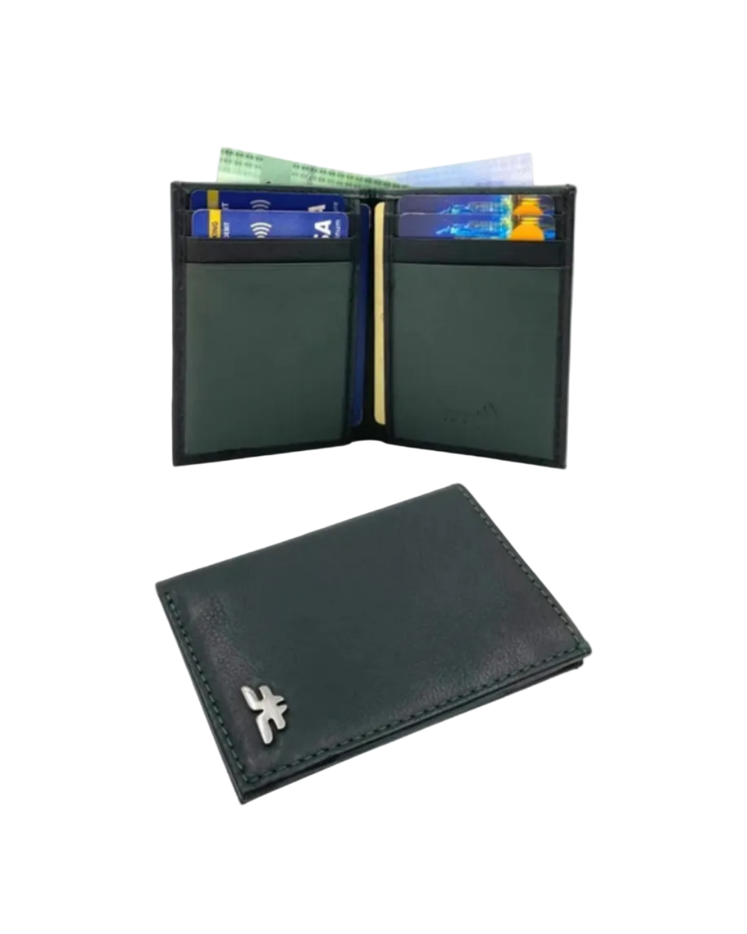 Slim Bifold Cards & Cash Wallet # RFID 1977
