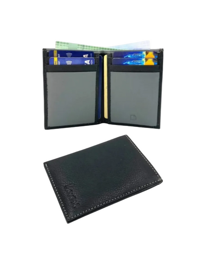 Slim Bifold Cards & Cash Wallet # RFID 1977