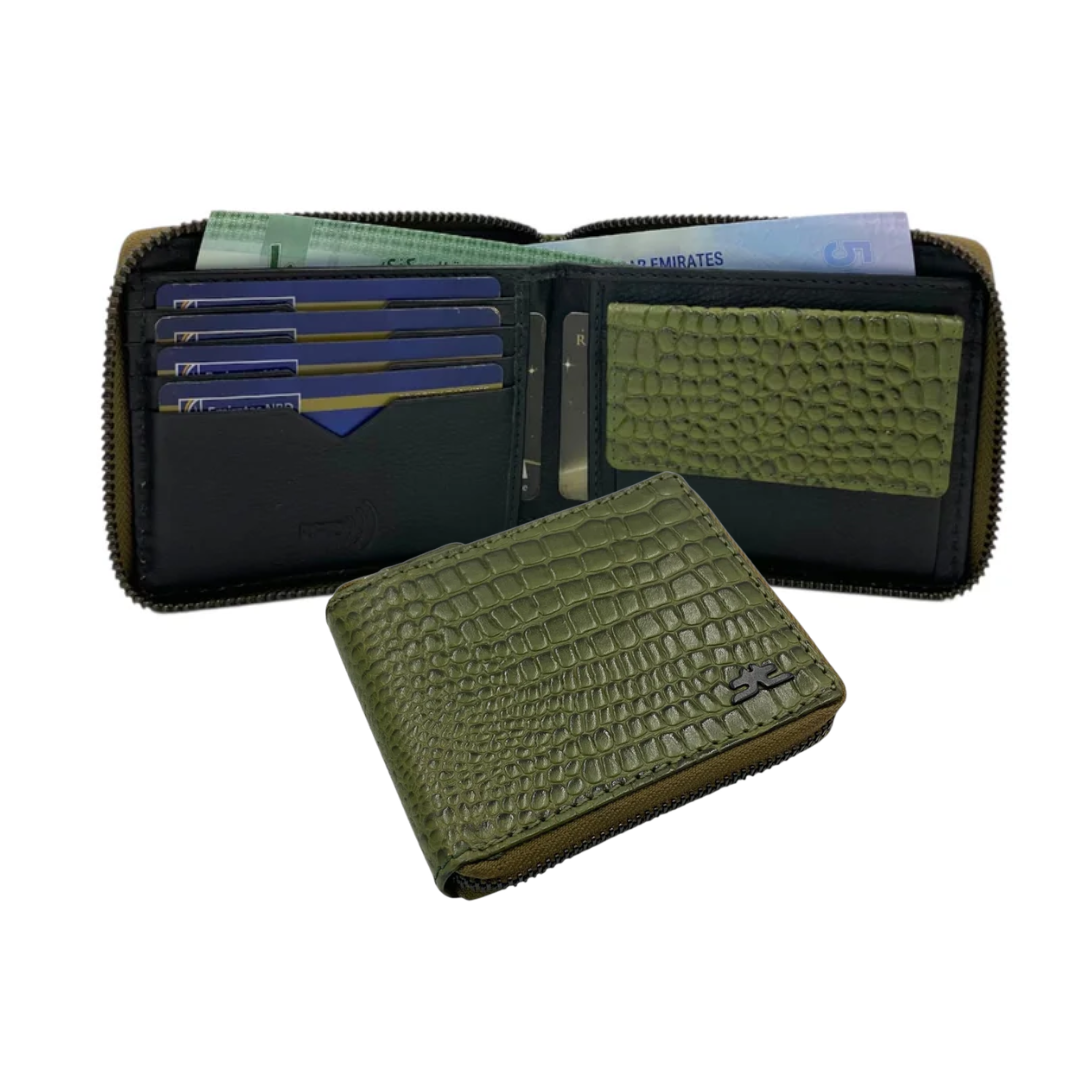 ZipVault Full Zip  Bifold Wallet RFID # 1138CZ