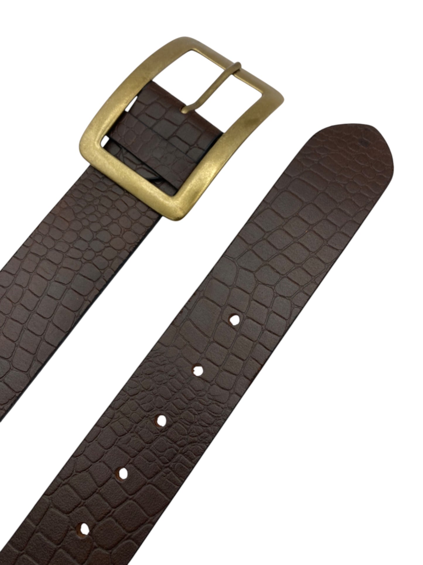 Mens Leather Belt 45mm Croco 4531