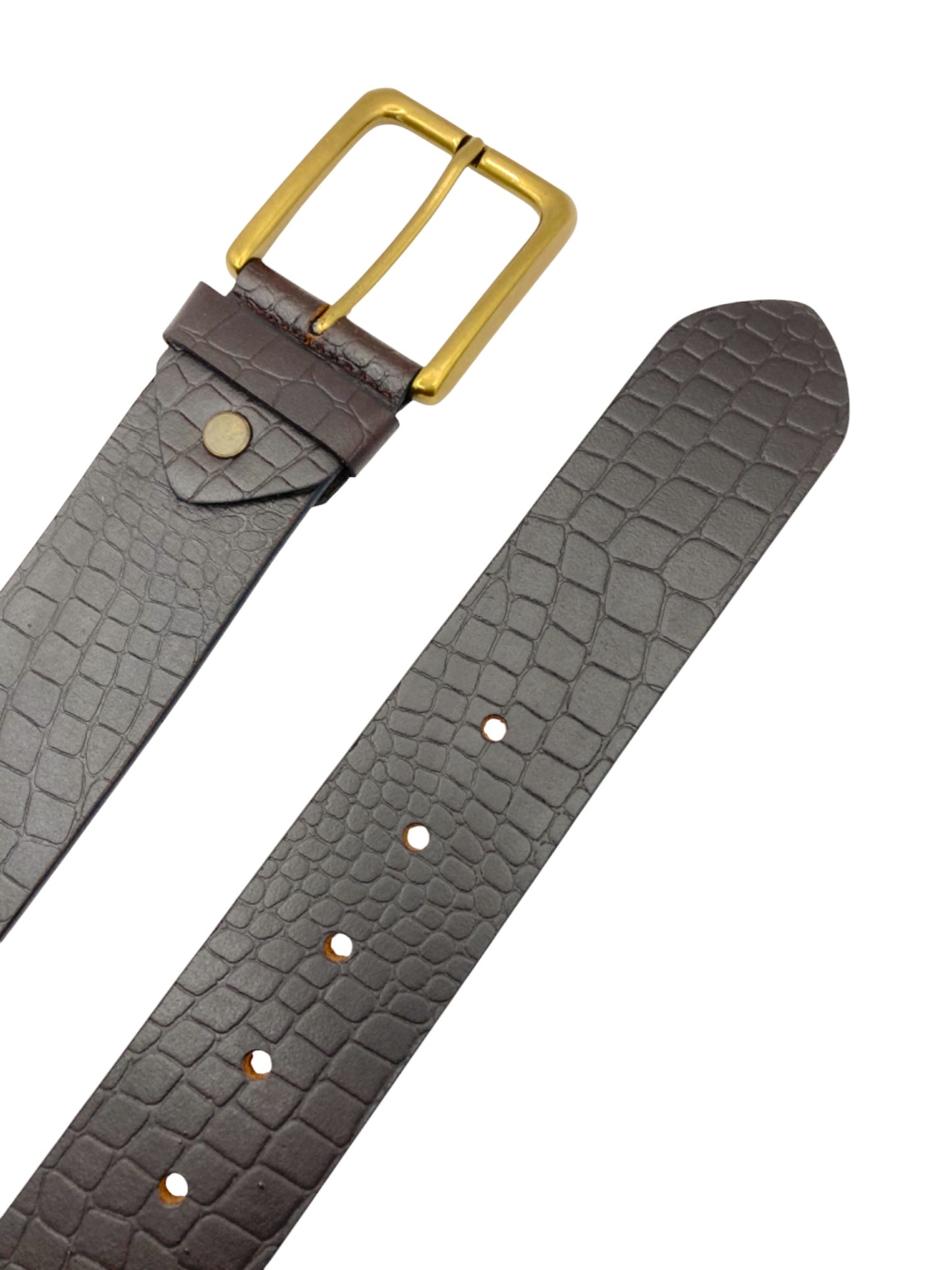 Mens Leather Belt 45mm Croco 4531