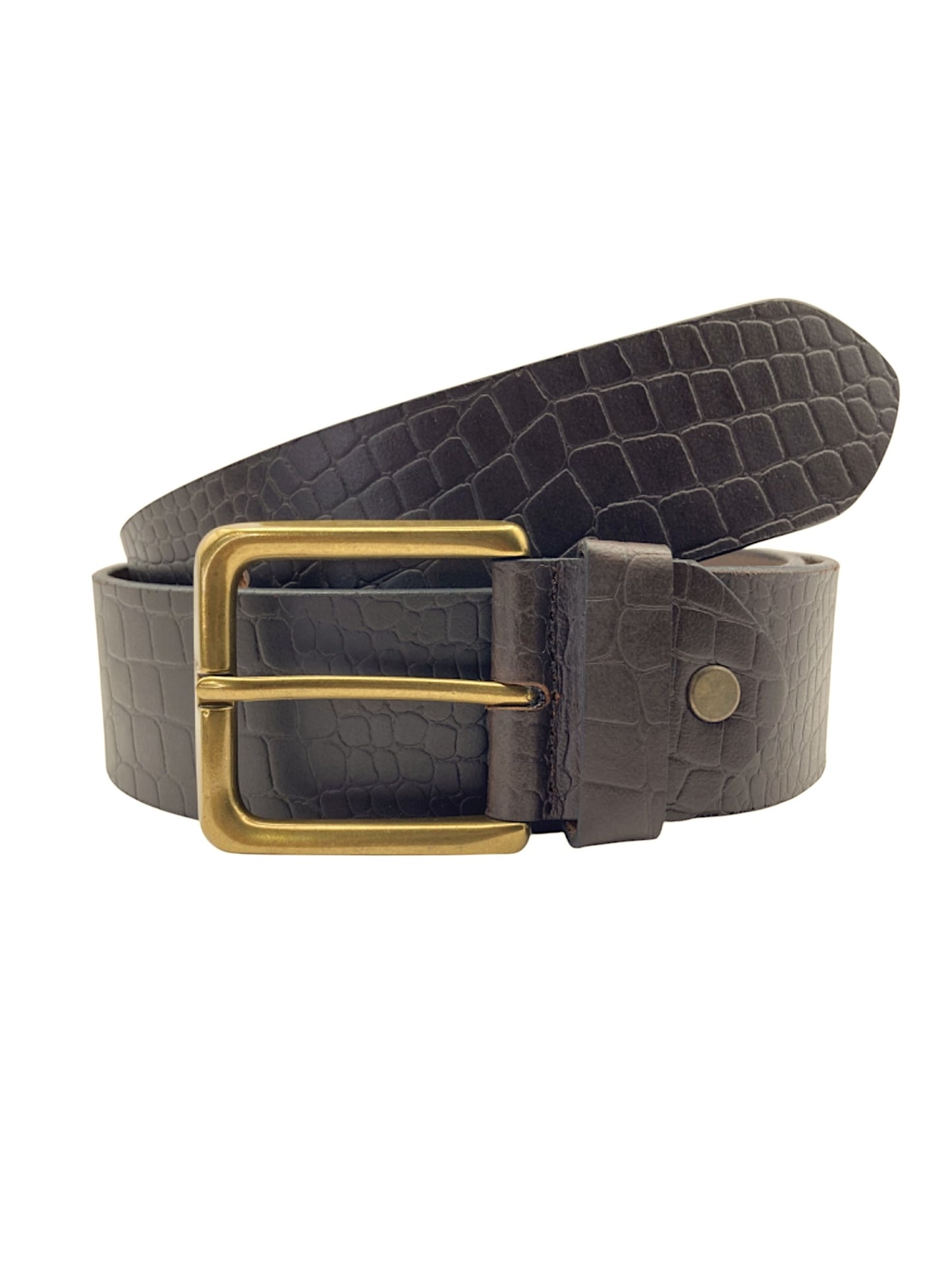 Mens Leather Belt 45mm Croco 4531