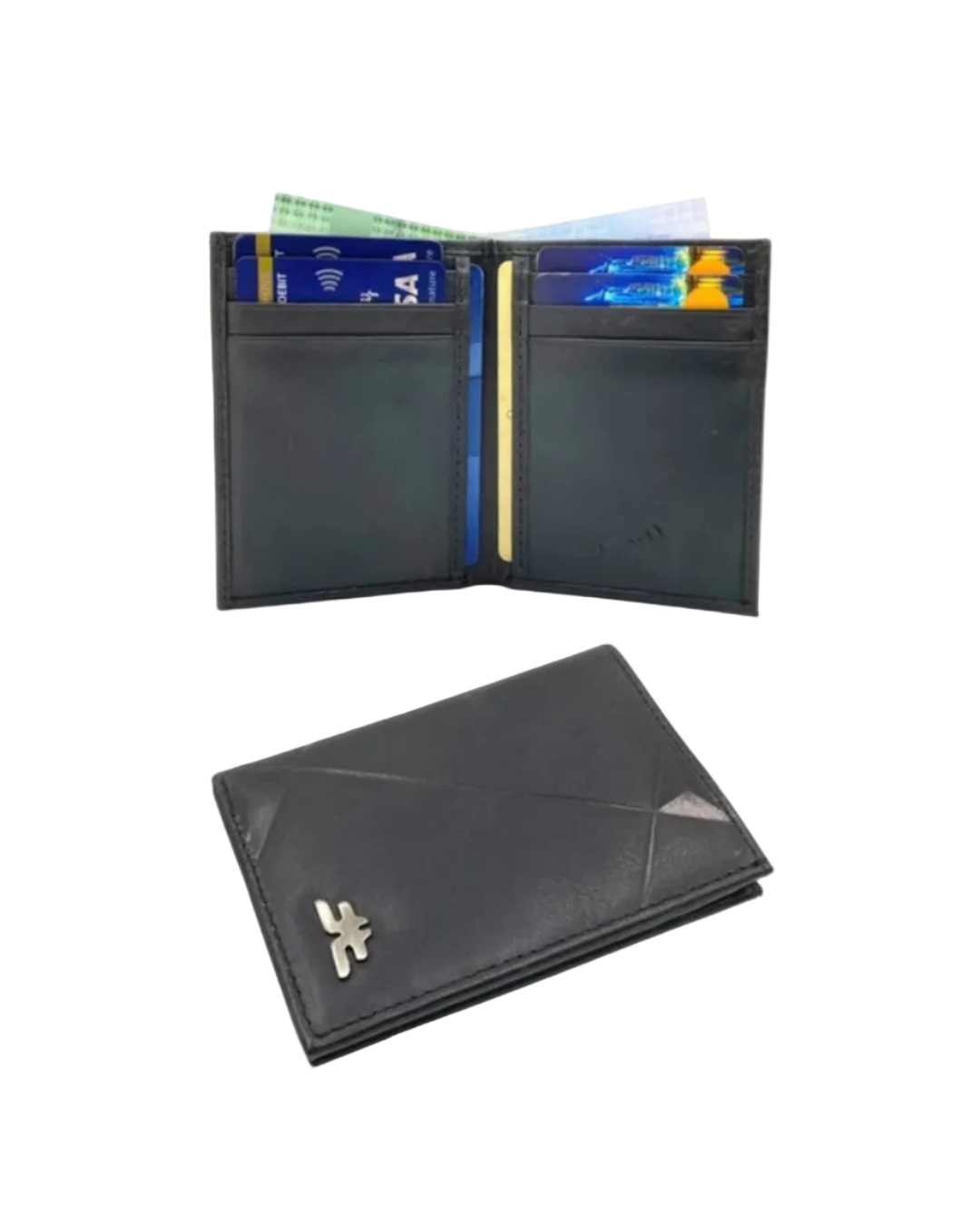 Slim Bifold Cards & Cash Wallet # RFID 1977