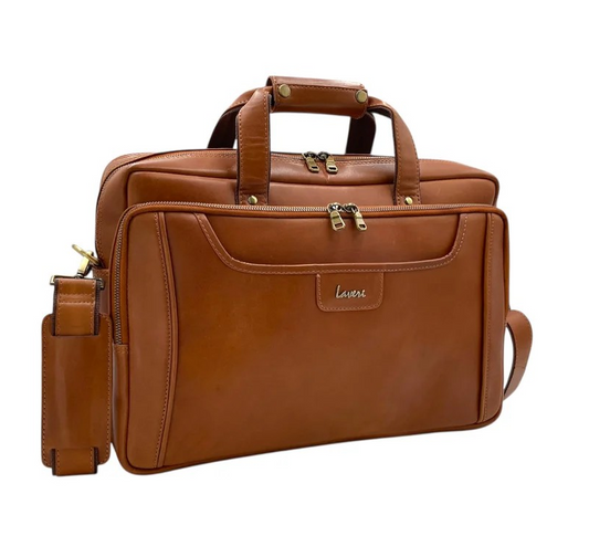 Voyager Leather Laptop Bag Premium #2818