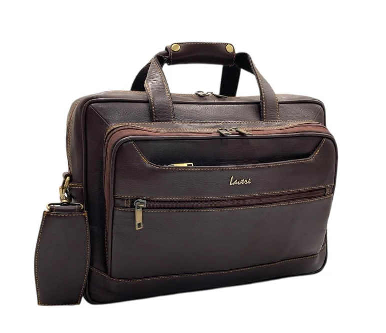 Voyager VIP Leather Laptop Bag Premium # 2881