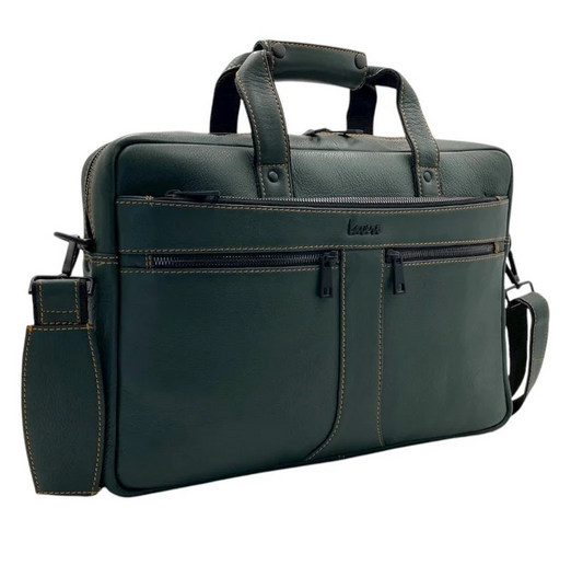 Explorer Premium Leather Laptop Bag #2816